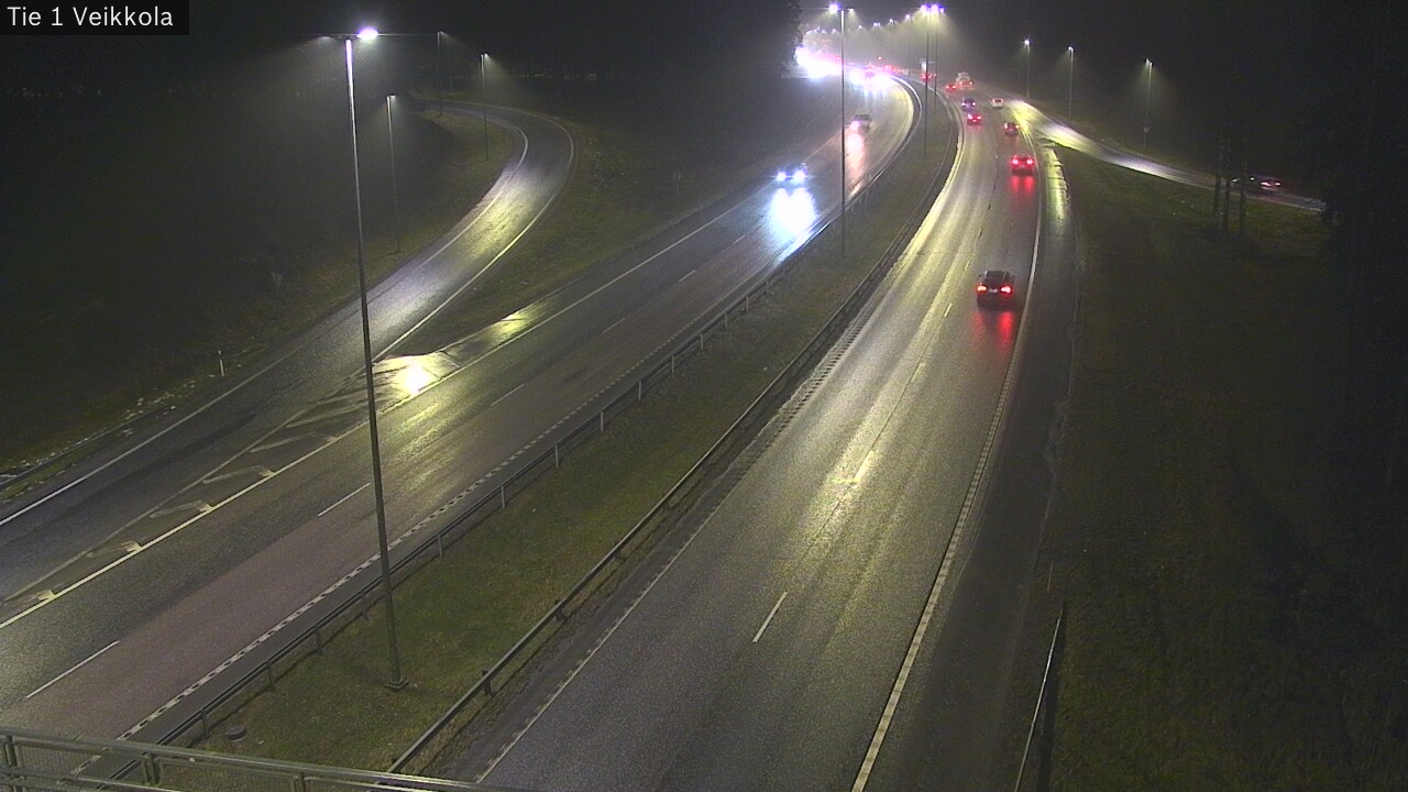 Weather Camera Image Väg 1 Kyrkslätt, Veikkola, Kirkkonummi, Uusimaa