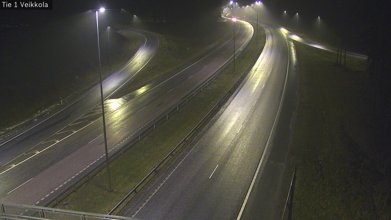 Weather Camera Image Väg 1 Kyrkslätt, Veikkola, Kirkkonummi, Uusimaa