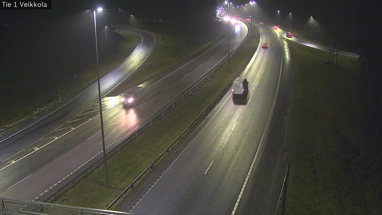 Weather Camera Image Väg 1 Kyrkslätt, Veikkola, Kirkkonummi, Uusimaa