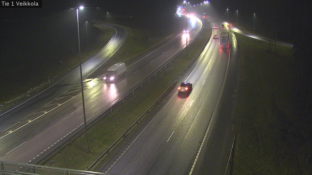 Weather Camera Image Väg 1 Kyrkslätt, Veikkola, Kirkkonummi, Uusimaa