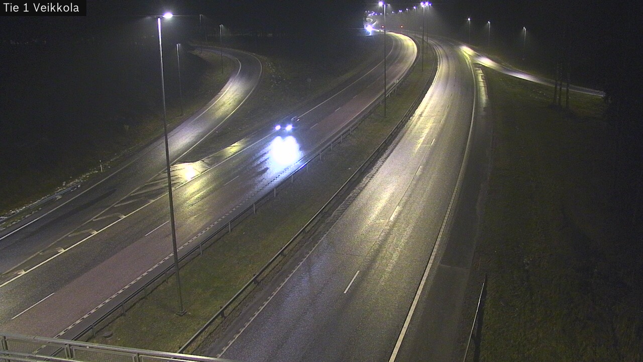 Weather Camera Image Väg 1 Kyrkslätt, Veikkola, Kirkkonummi, Uusimaa