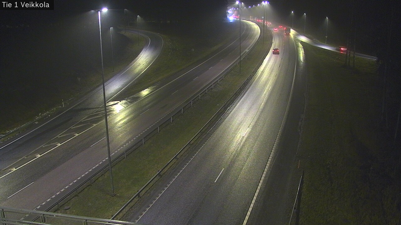 Weather Camera Image Väg 1 Kyrkslätt, Veikkola, Kirkkonummi, Uusimaa
