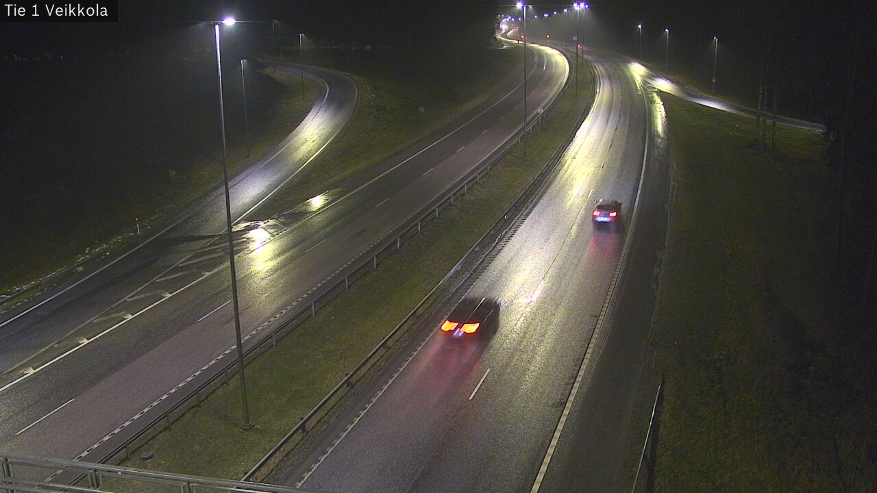 Weather Camera Image Väg 1 Kyrkslätt, Veikkola, Kirkkonummi, Uusimaa