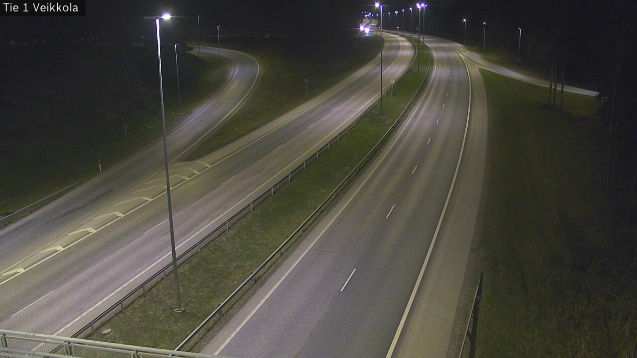 Weather Camera Image Road 1 Kirkkonummi, Veikkola, Kirkkonummi, Uusimaa
