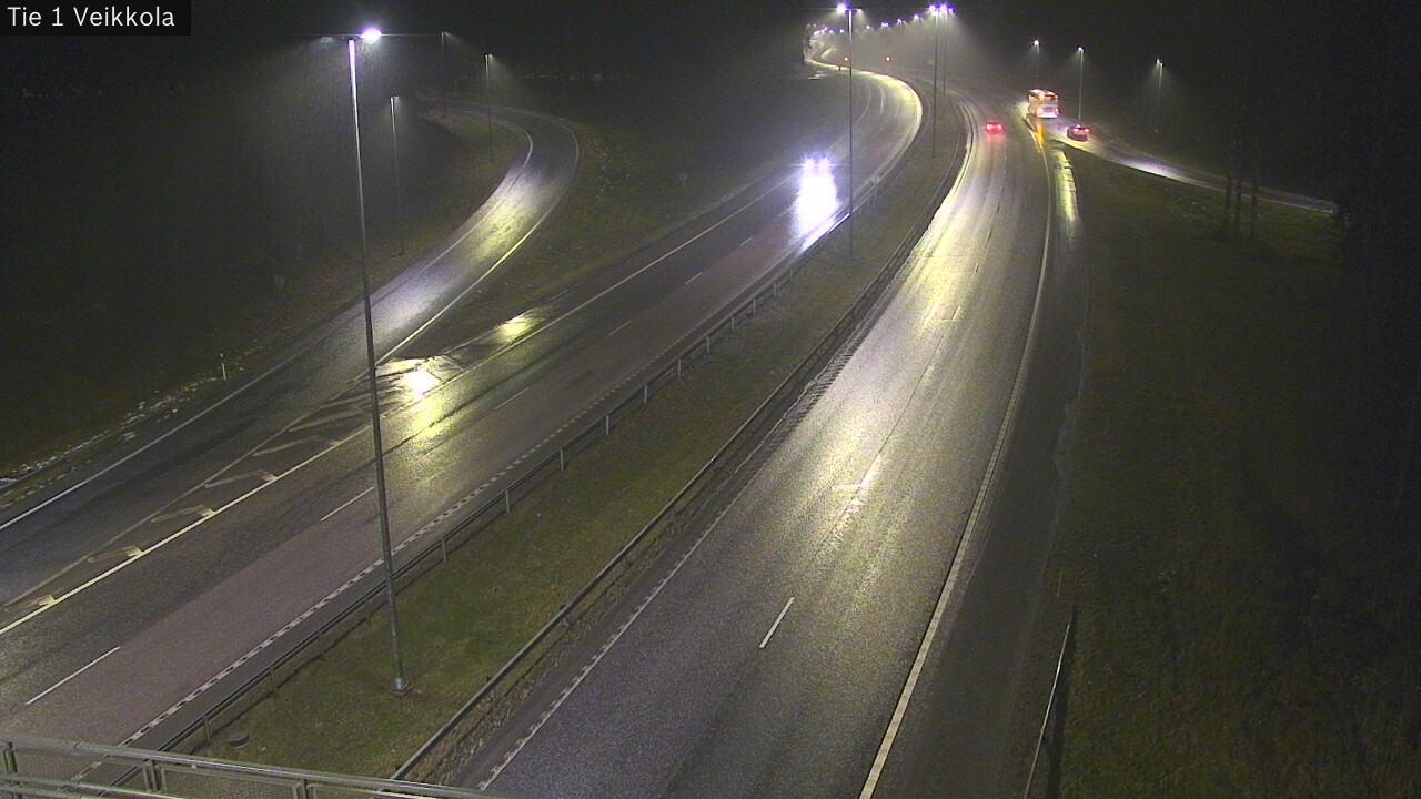 Weather Camera Image Väg 1 Kyrkslätt, Veikkola, Kirkkonummi, Uusimaa