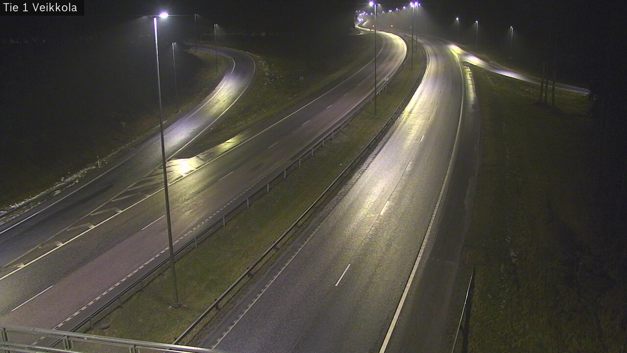 Weather Camera Image Väg 1 Kyrkslätt, Veikkola, Kirkkonummi, Uusimaa