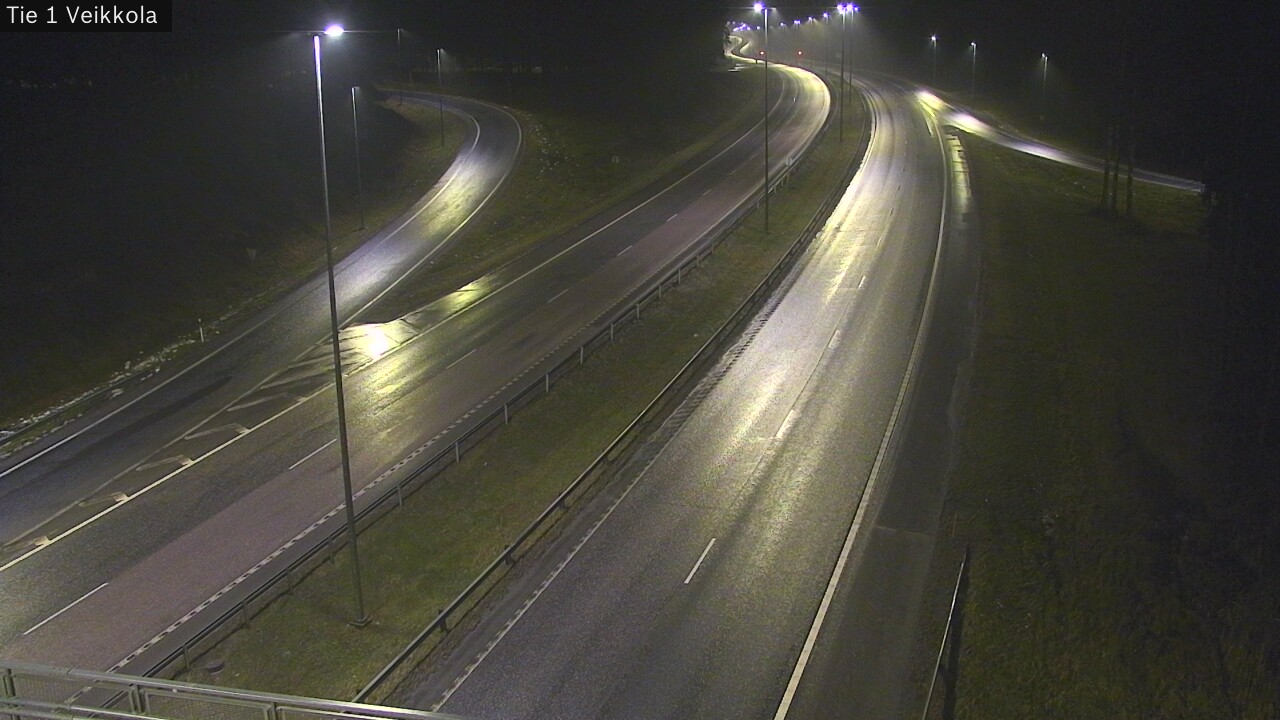 Weather Camera Image Väg 1 Kyrkslätt, Veikkola, Kirkkonummi, Uusimaa