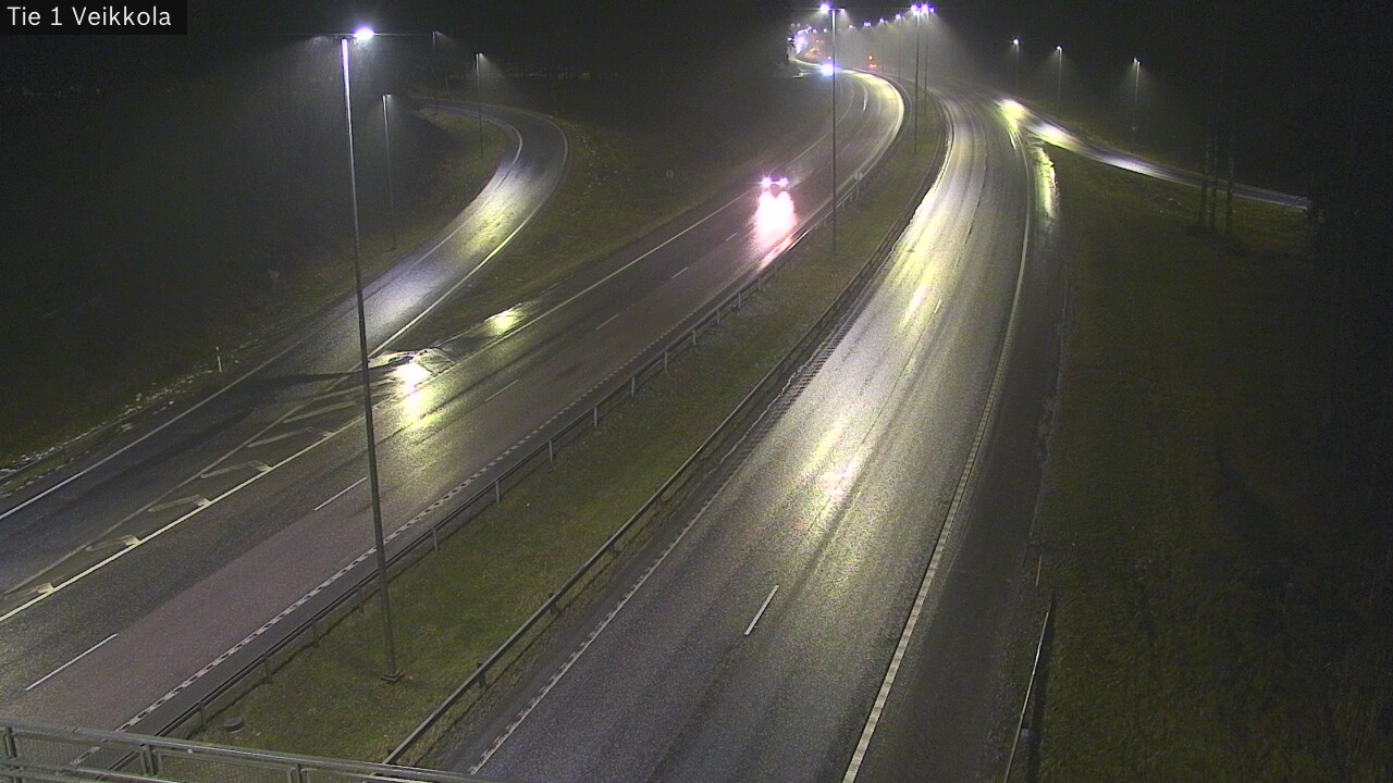 Weather Camera Image Väg 1 Kyrkslätt, Veikkola, Kirkkonummi, Uusimaa