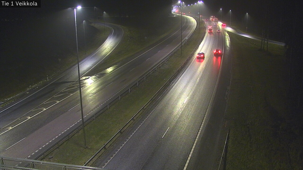Weather Camera Image Väg 1 Kyrkslätt, Veikkola, Kirkkonummi, Uusimaa