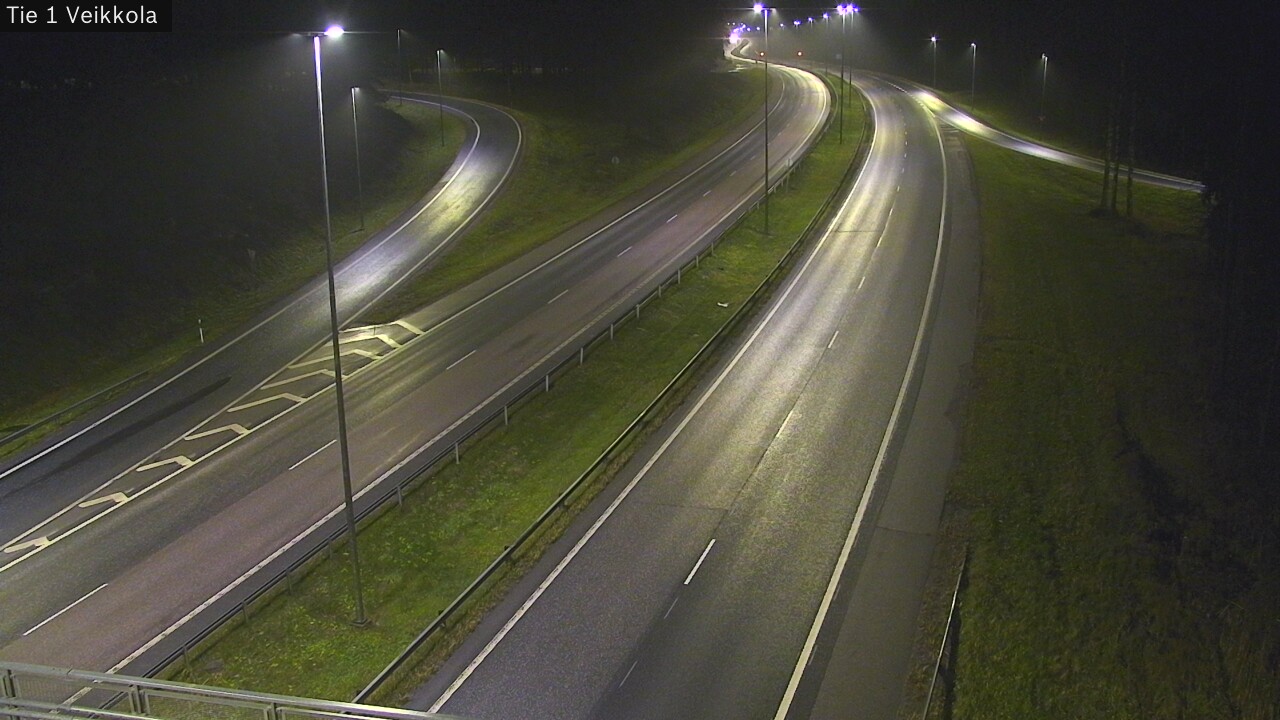Weather Camera Image Road 1 Kirkkonummi, Veikkola, Kirkkonummi, Uusimaa