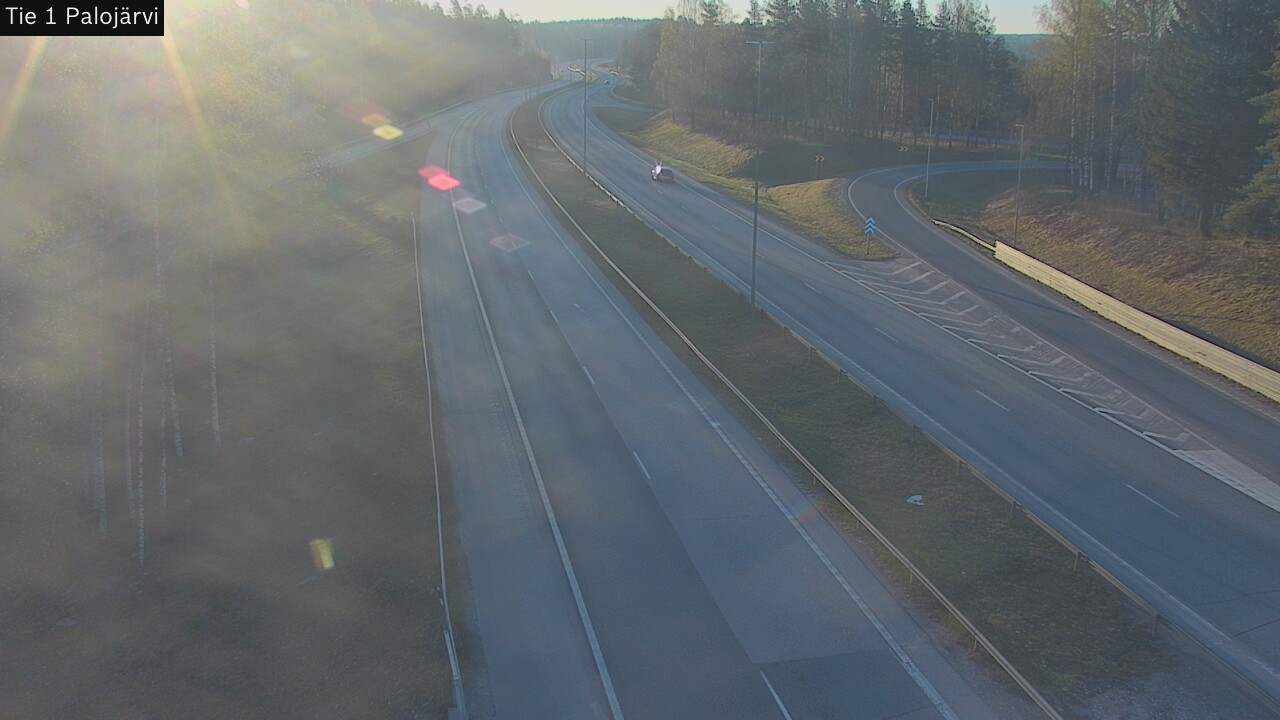 Weather Camera Image Väg 1 Vichtis, Palojärvi, Vihti, Uusimaa