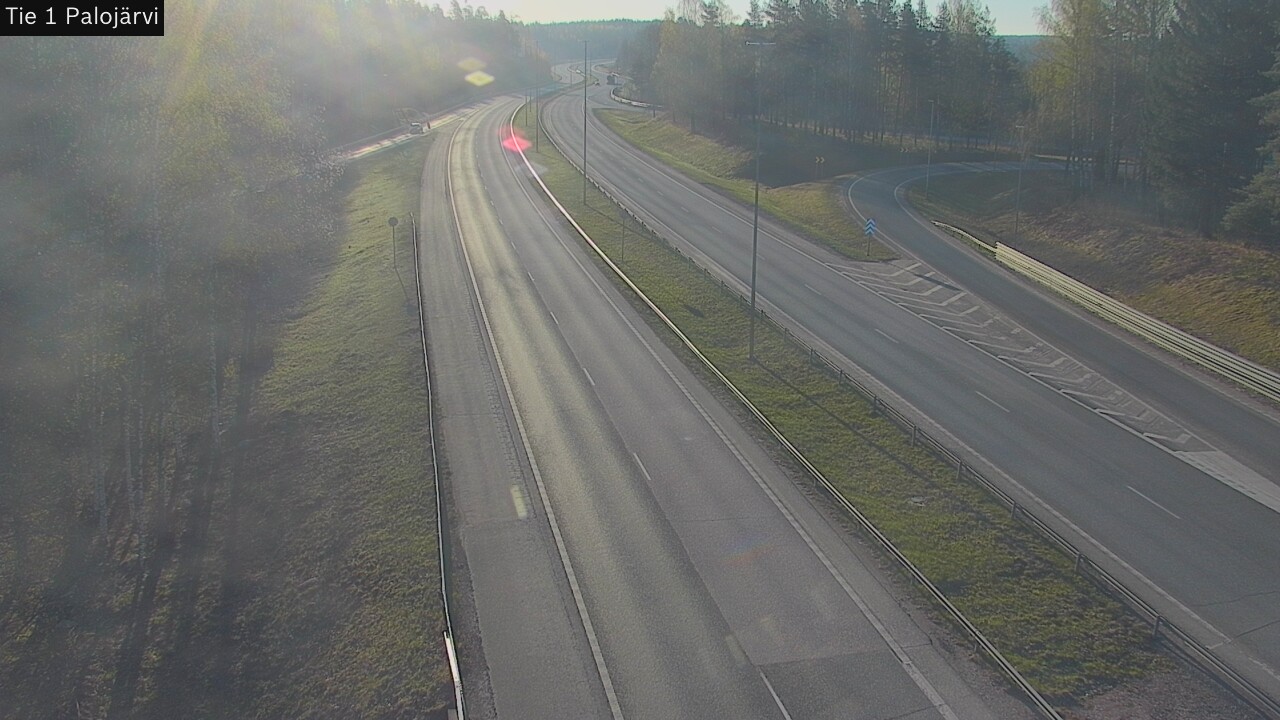 Weather Camera Image Väg 1 Vichtis, Palojärvi, Vihti, Uusimaa