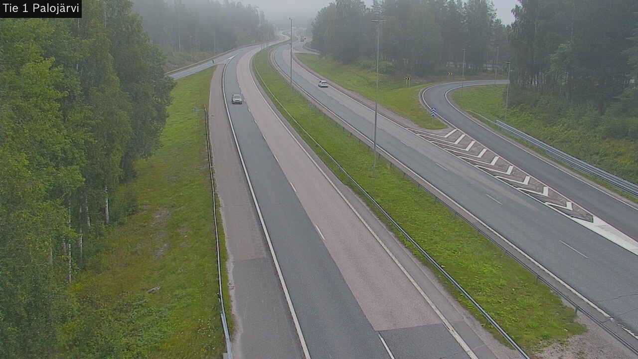 Weather Camera Image Road 1 Vihti, Palojärvi, Vihti, Uusimaa