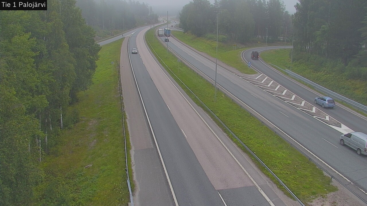 Weather Camera Image Road 1 Vihti, Palojärvi, Vihti, Uusimaa