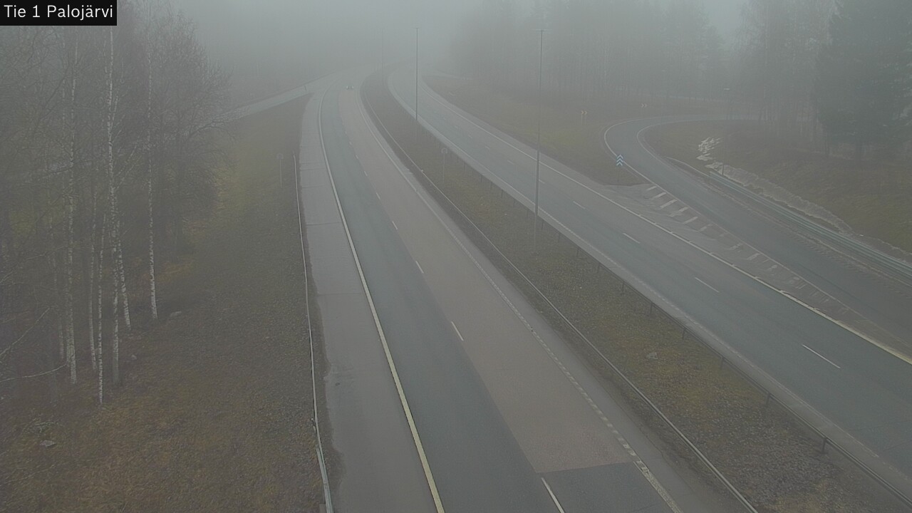 Weather Camera Image Road 1 Vihti, Palojärvi, Vihti, Uusimaa