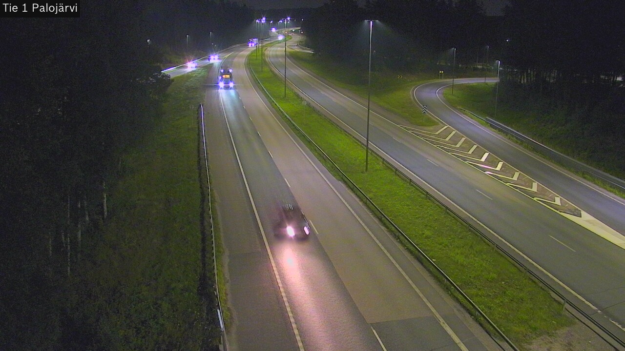Weather Camera Image Road 1 Vihti, Palojärvi, Vihti, Uusimaa