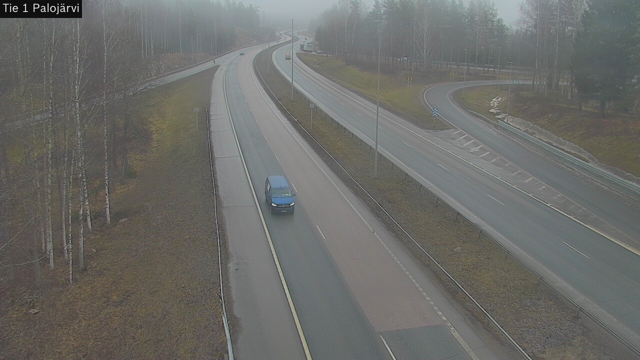 Weather Camera Image Road 1 Vihti, Palojärvi, Vihti, Uusimaa