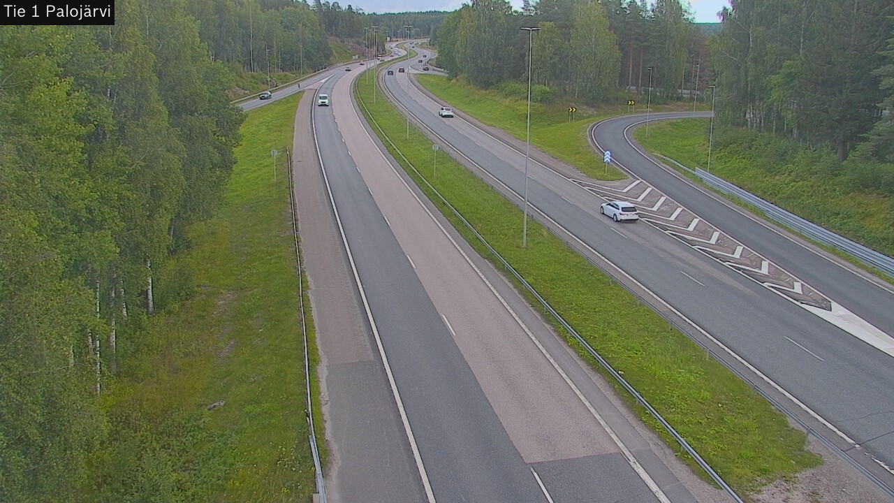 Weather Camera Image Road 1 Vihti, Palojärvi, Vihti, Uusimaa