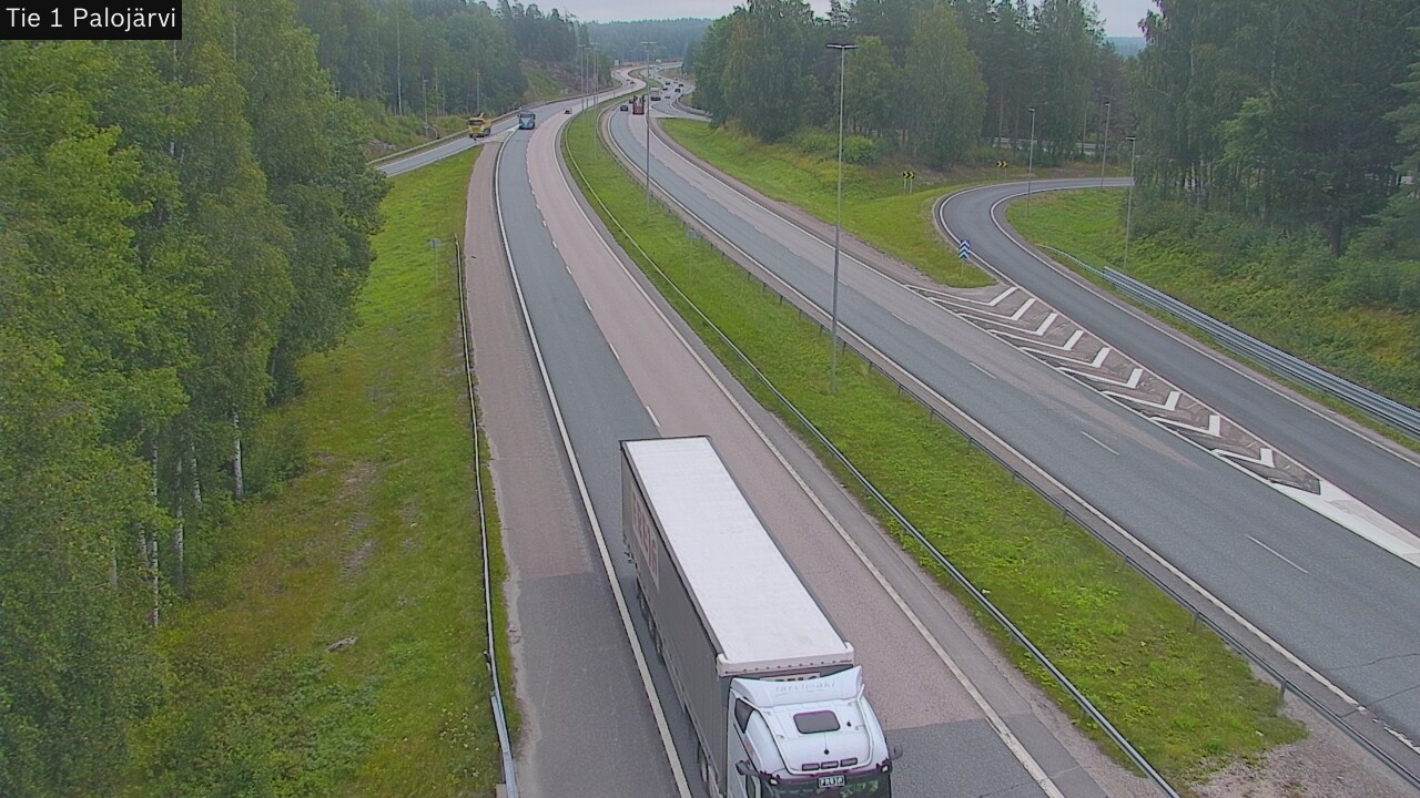 Weather Camera Image Road 1 Vihti, Palojärvi, Vihti, Uusimaa