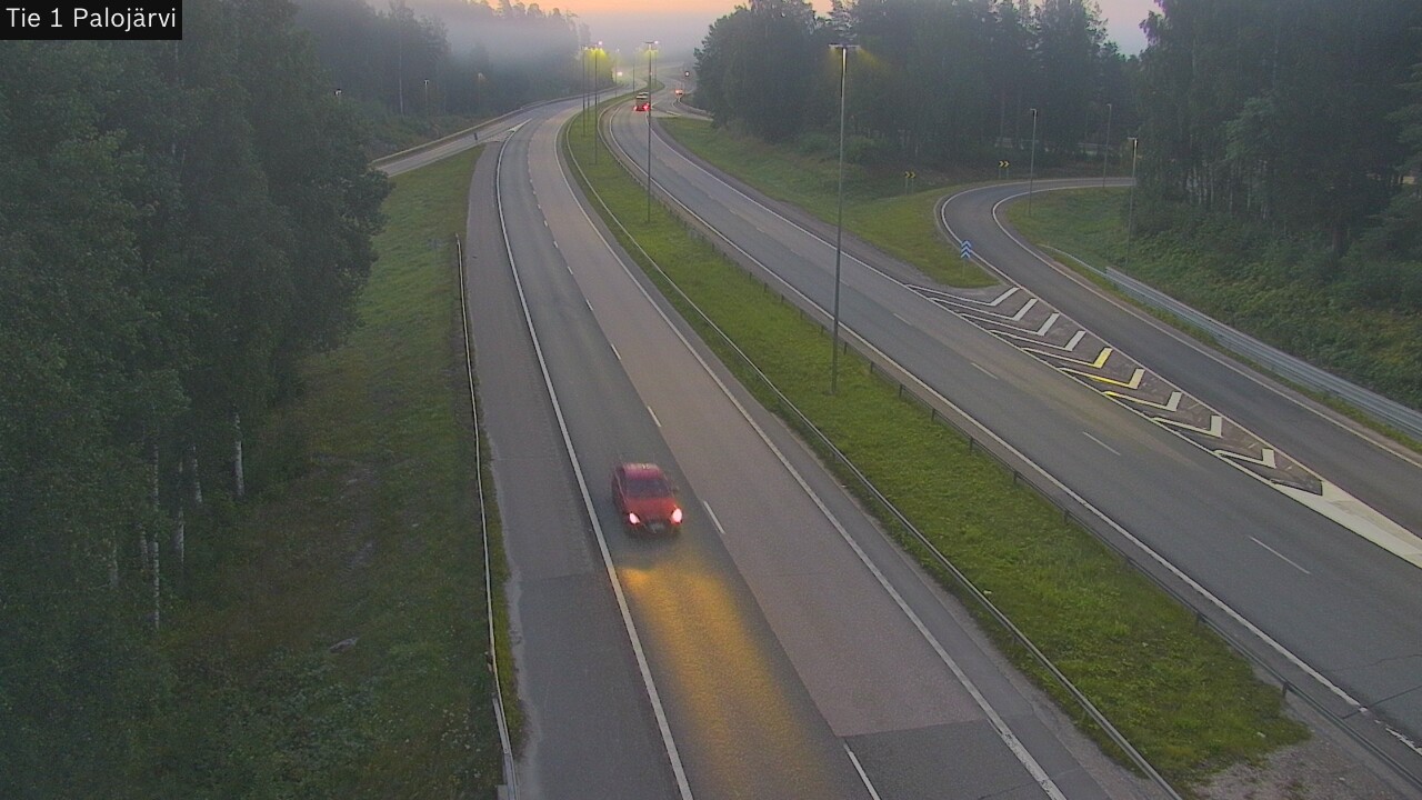 Weather Camera Image Road 1 Vihti, Palojärvi, Vihti, Uusimaa