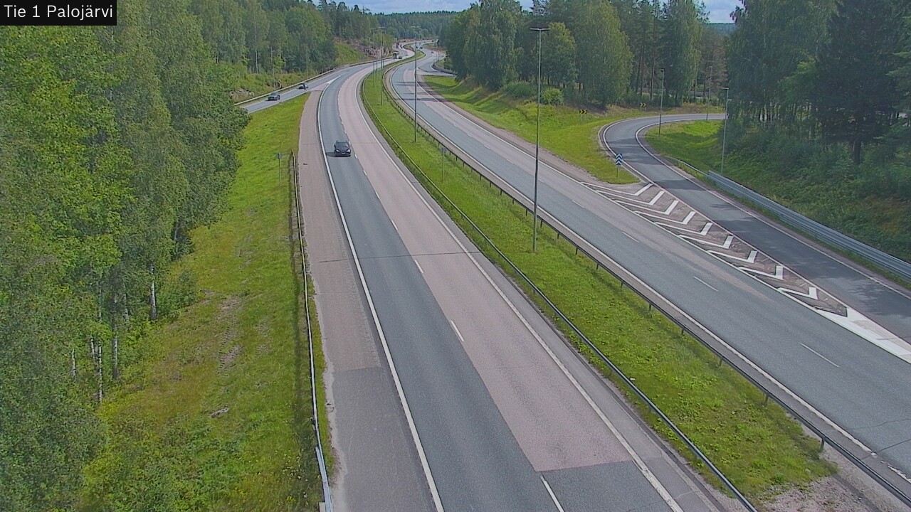 Weather Camera Image Road 1 Vihti, Palojärvi, Vihti, Uusimaa