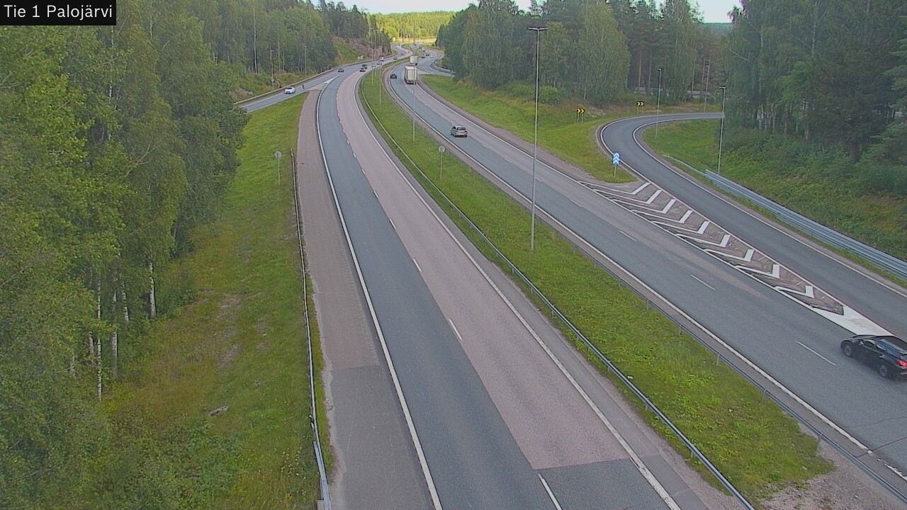 Weather Camera Image Road 1 Vihti, Palojärvi, Vihti, Uusimaa