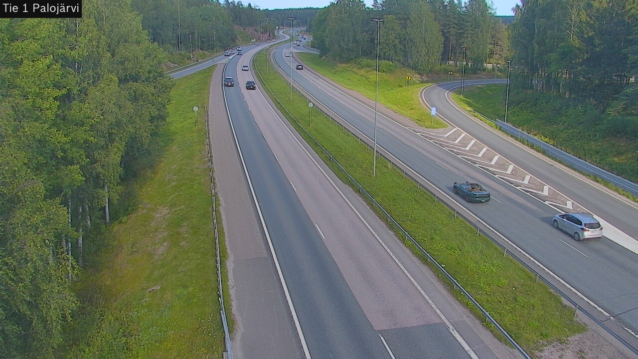 Weather Camera Image Road 1 Vihti, Palojärvi, Vihti, Uusimaa