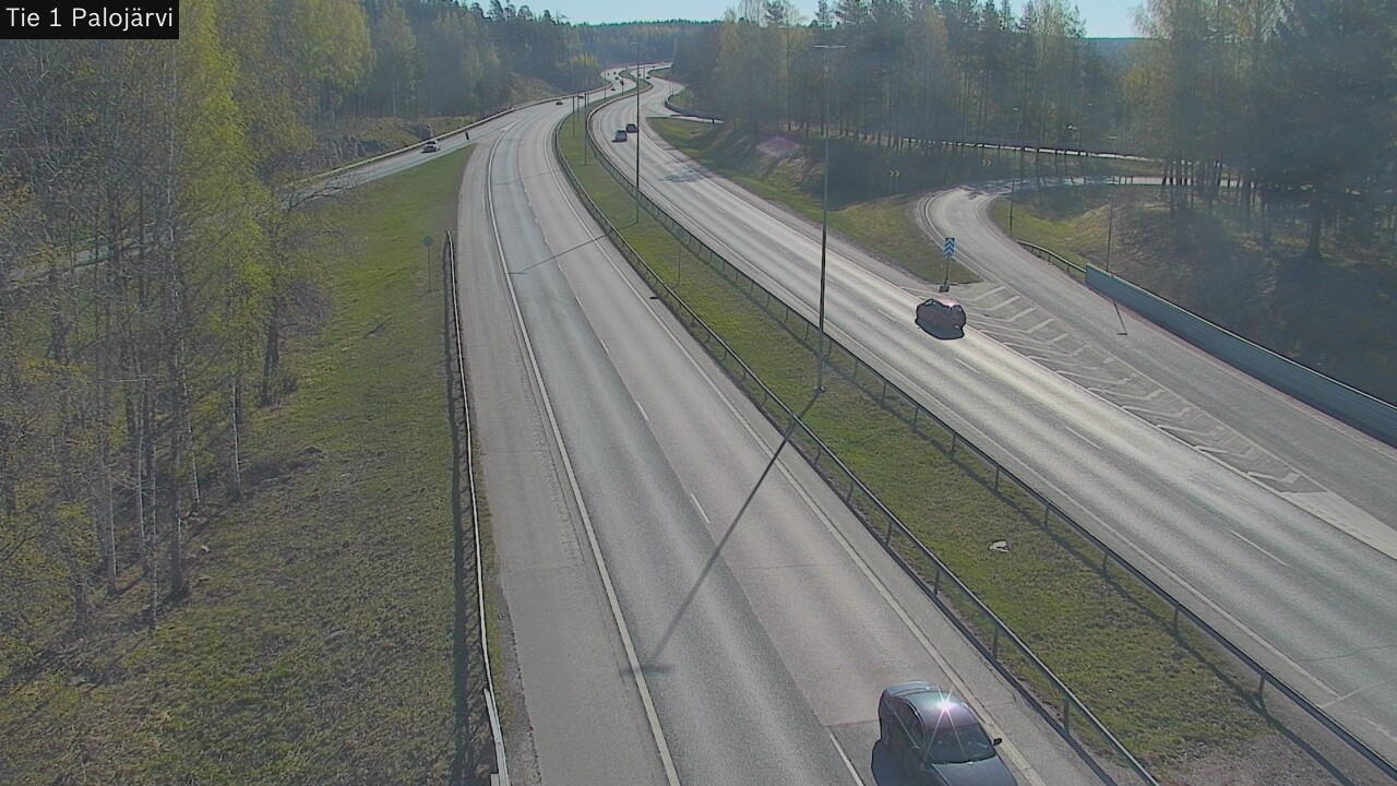 Weather Camera Image Väg 1 Vichtis, Palojärvi, Vihti, Uusimaa