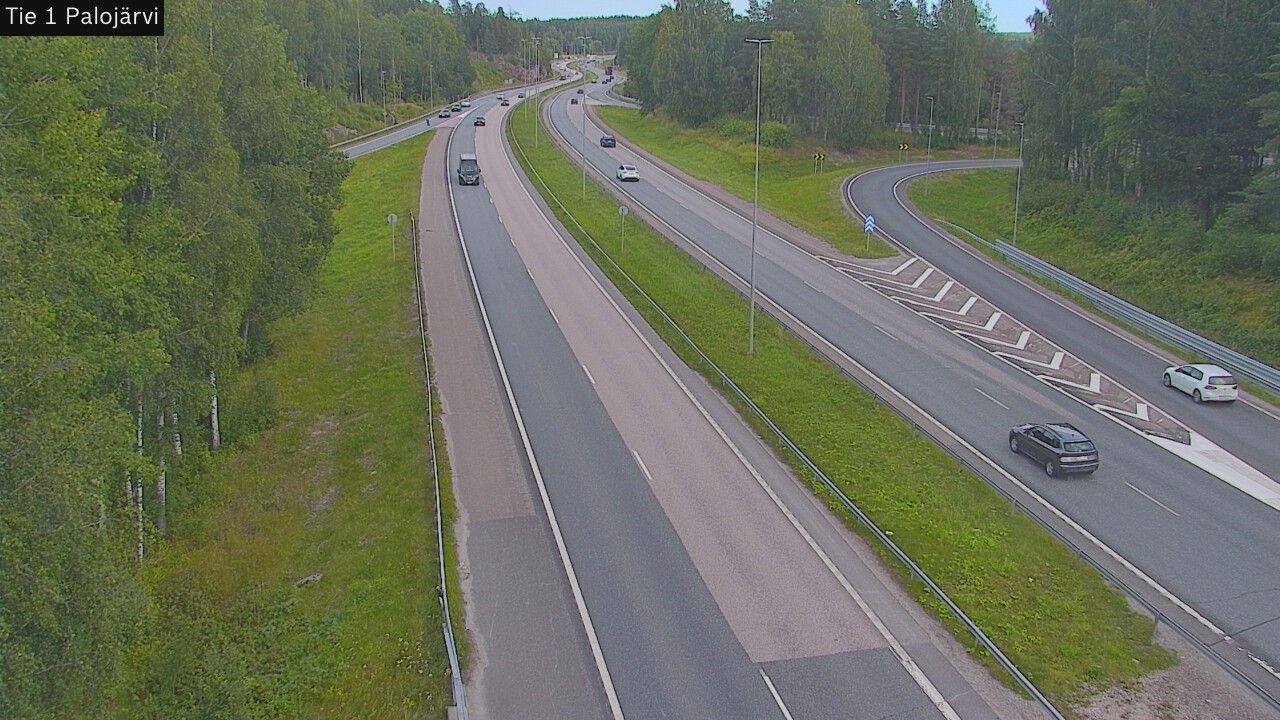 Weather Camera Image Road 1 Vihti, Palojärvi, Vihti, Uusimaa