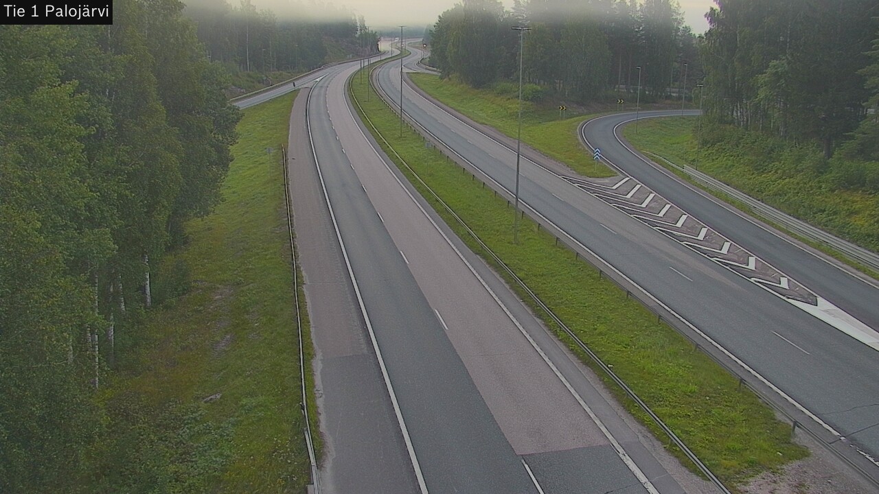 Weather Camera Image Road 1 Vihti, Palojärvi, Vihti, Uusimaa