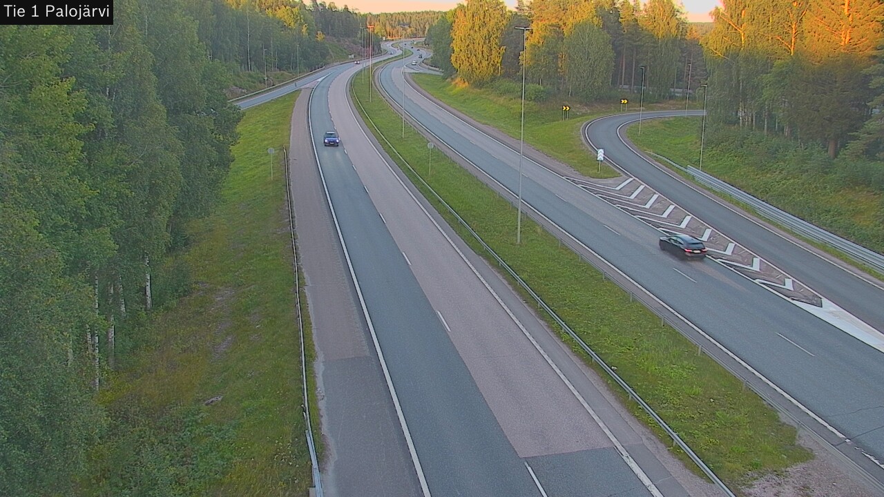 Weather Camera Image Road 1 Vihti, Palojärvi, Vihti, Uusimaa