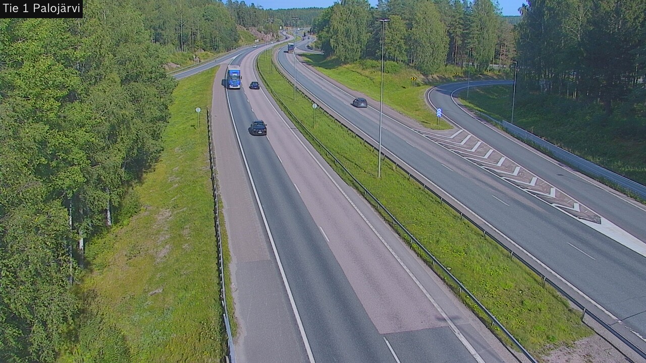 Weather Camera Image Road 1 Vihti, Palojärvi, Vihti, Uusimaa