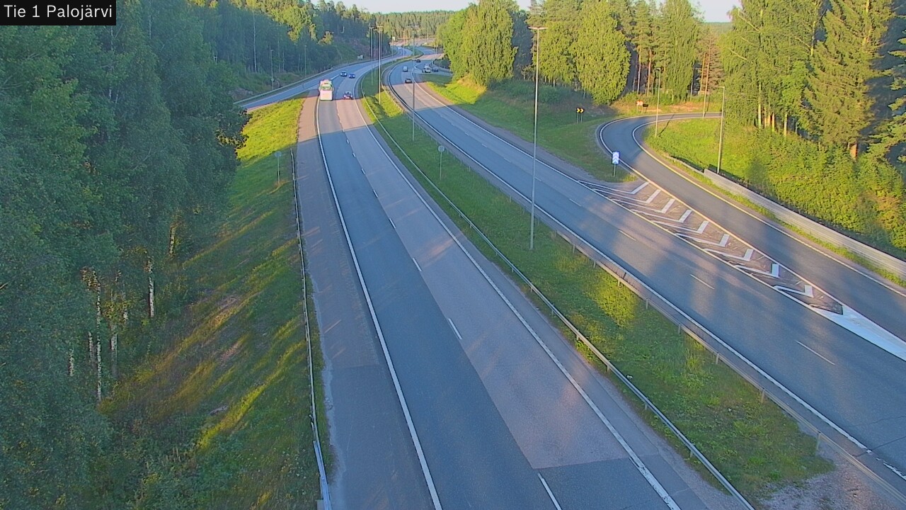 Weather Camera Image Road 1 Vihti, Palojärvi, Vihti, Uusimaa