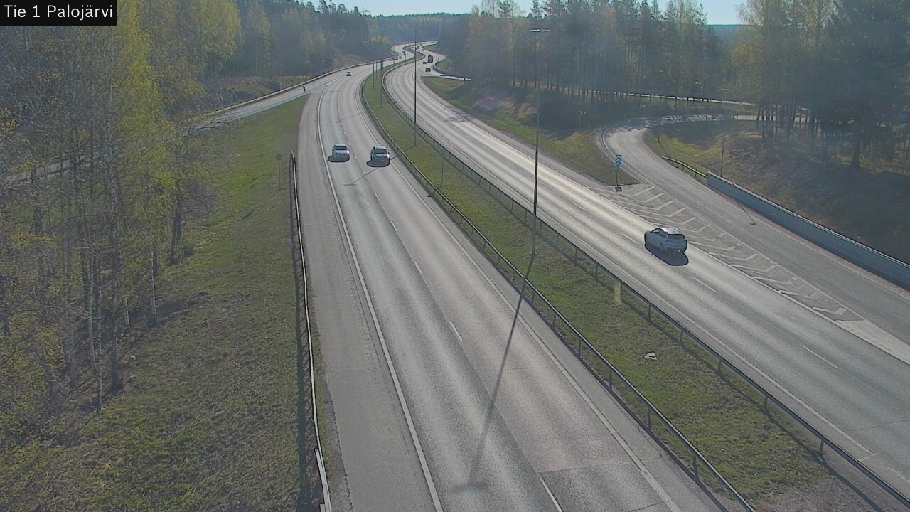 Weather Camera Image Väg 1 Vichtis, Palojärvi, Vihti, Uusimaa