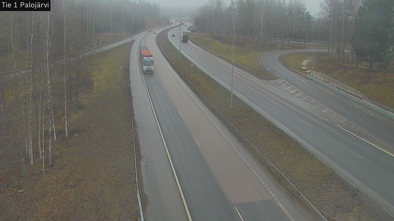 Weather Camera Image Road 1 Vihti, Palojärvi, Vihti, Uusimaa