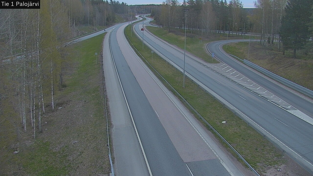 Weather Camera Image Road 1 Vihti, Palojärvi, Vihti, Uusimaa