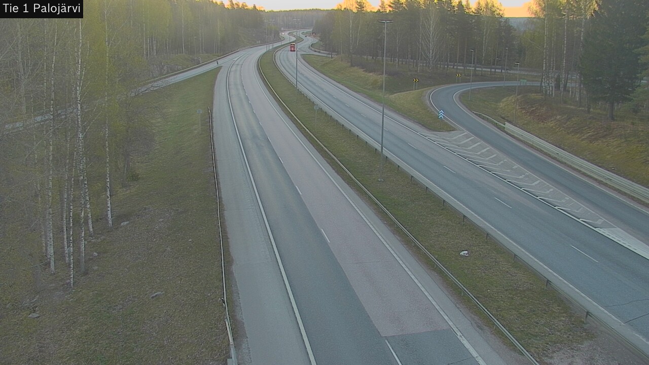 Weather Camera Image Väg 1 Vichtis, Palojärvi, Vihti, Uusimaa
