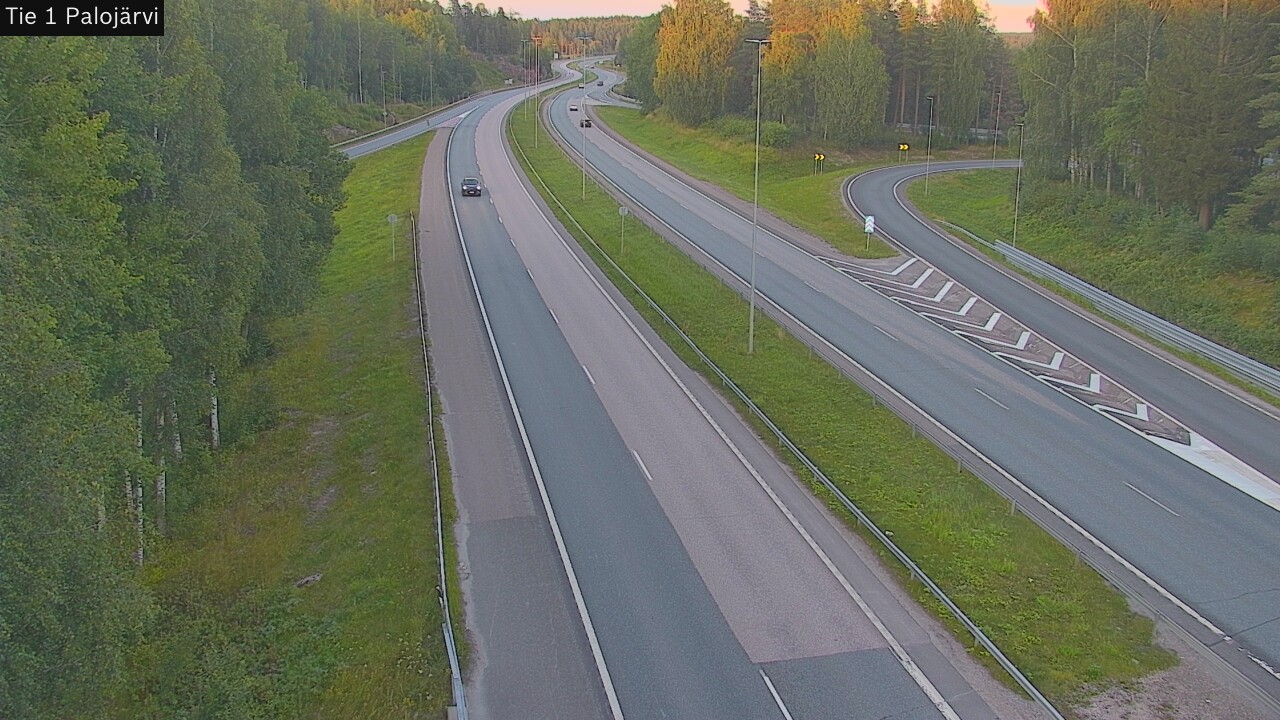 Weather Camera Image Road 1 Vihti, Palojärvi, Vihti, Uusimaa