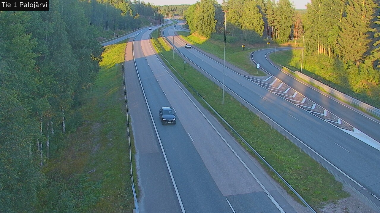 Weather Camera Image Road 1 Vihti, Palojärvi, Vihti, Uusimaa