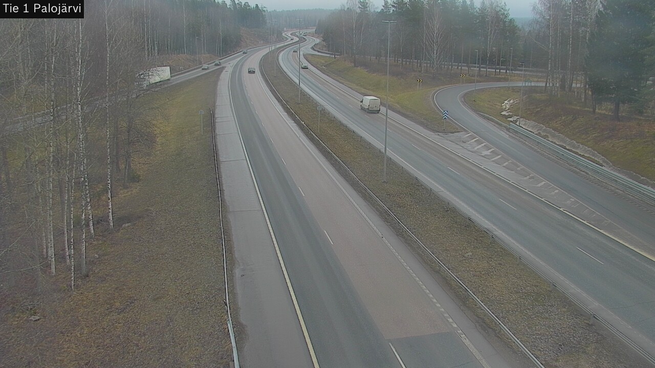 Weather Camera Image Road 1 Vihti, Palojärvi, Vihti, Uusimaa