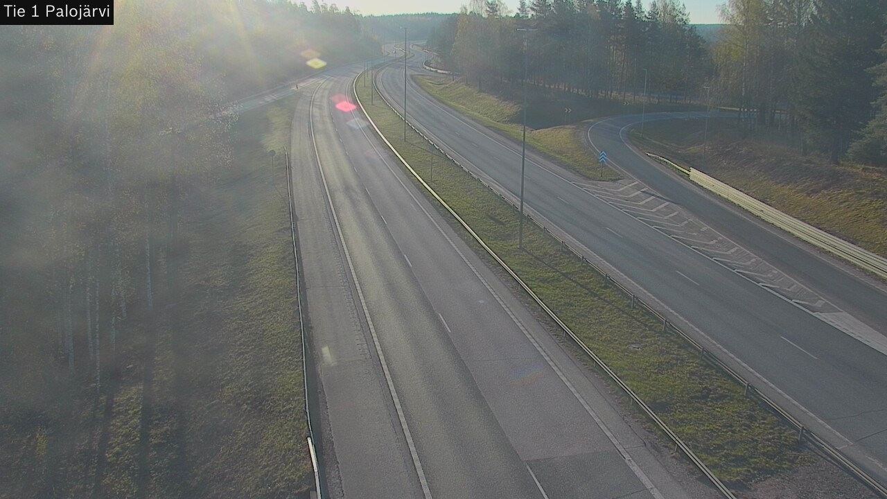 Weather Camera Image Väg 1 Vichtis, Palojärvi, Vihti, Uusimaa