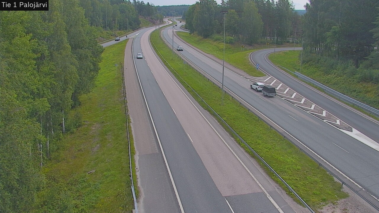 Weather Camera Image Road 1 Vihti, Palojärvi, Vihti, Uusimaa