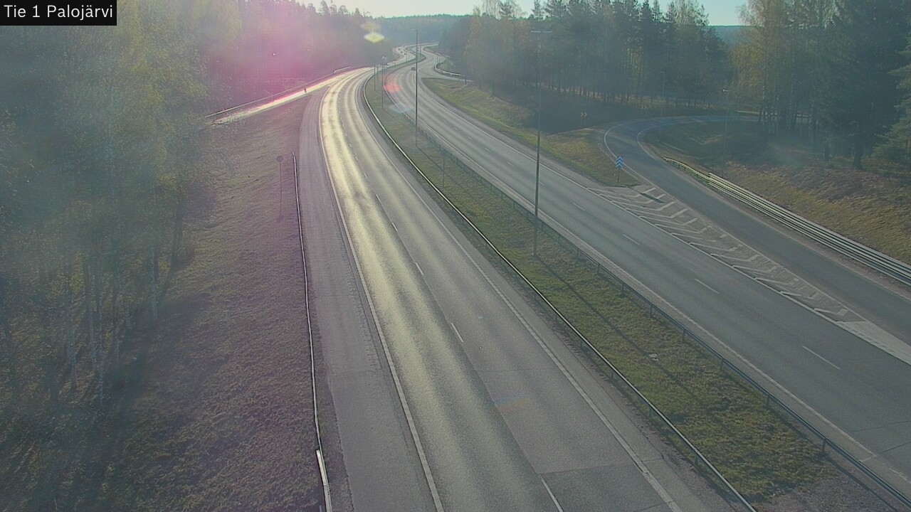 Weather Camera Image Road 1 Vihti, Palojärvi, Vihti, Uusimaa