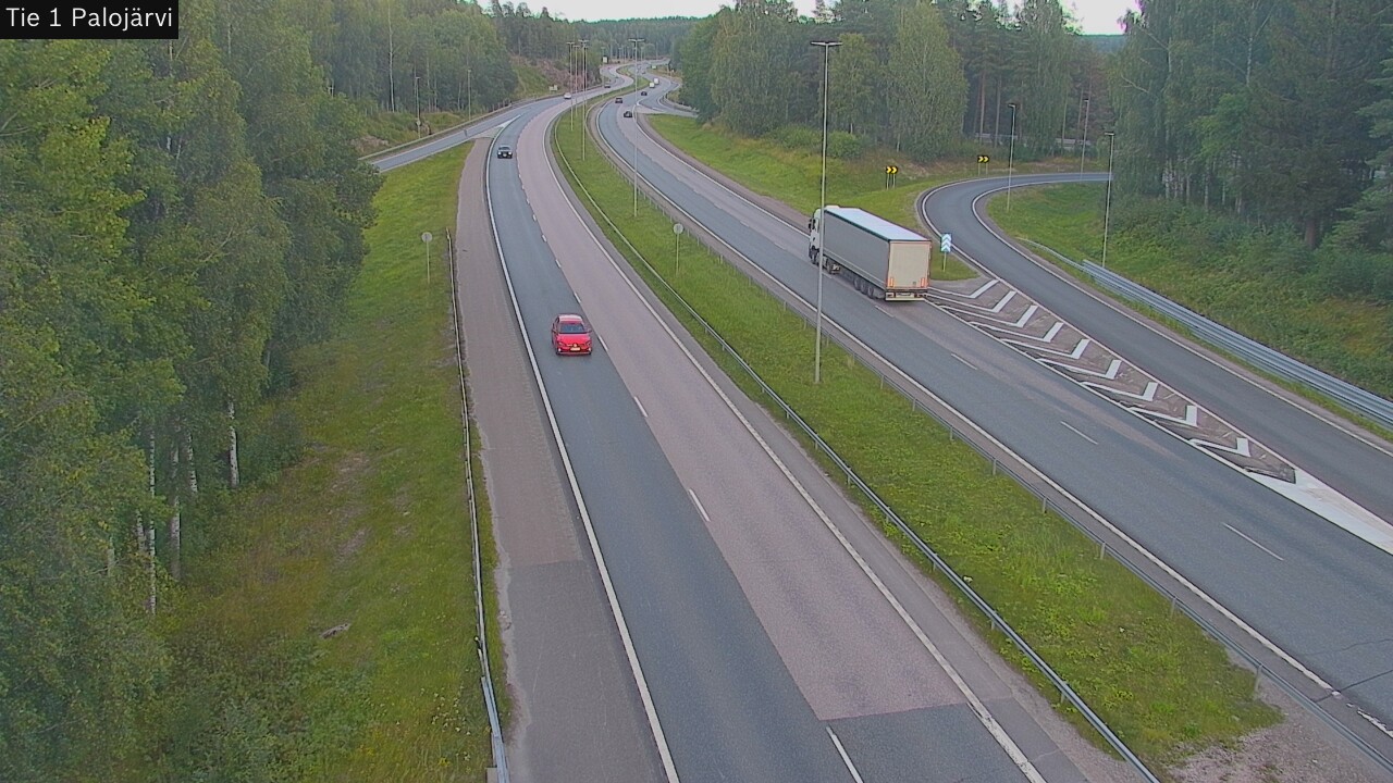 Weather Camera Image Road 1 Vihti, Palojärvi, Vihti, Uusimaa