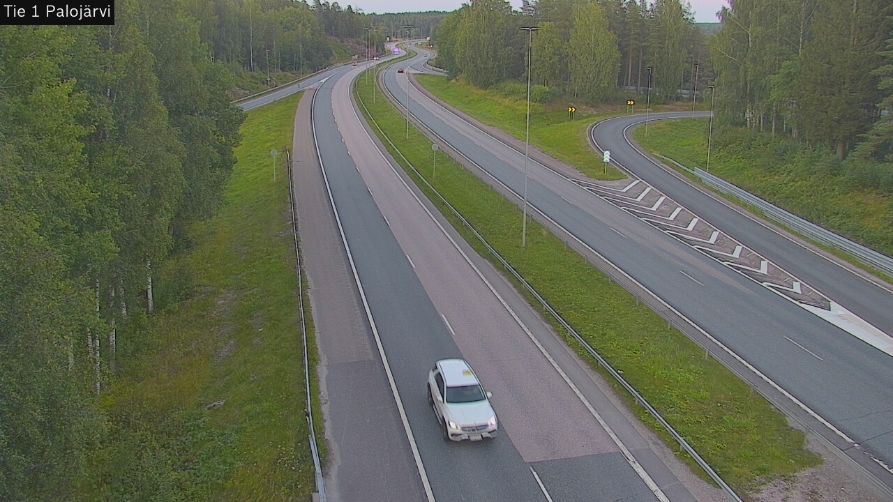Weather Camera Image Road 1 Vihti, Palojärvi, Vihti, Uusimaa