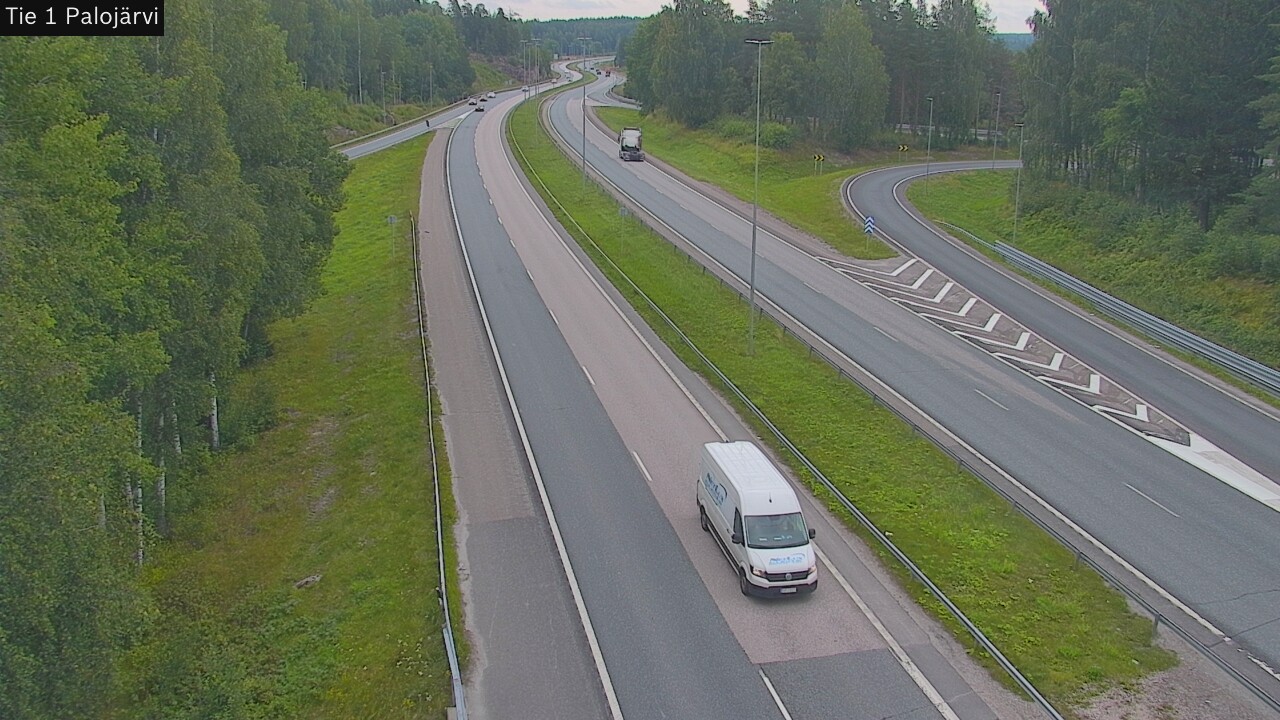 Weather Camera Image Road 1 Vihti, Palojärvi, Vihti, Uusimaa
