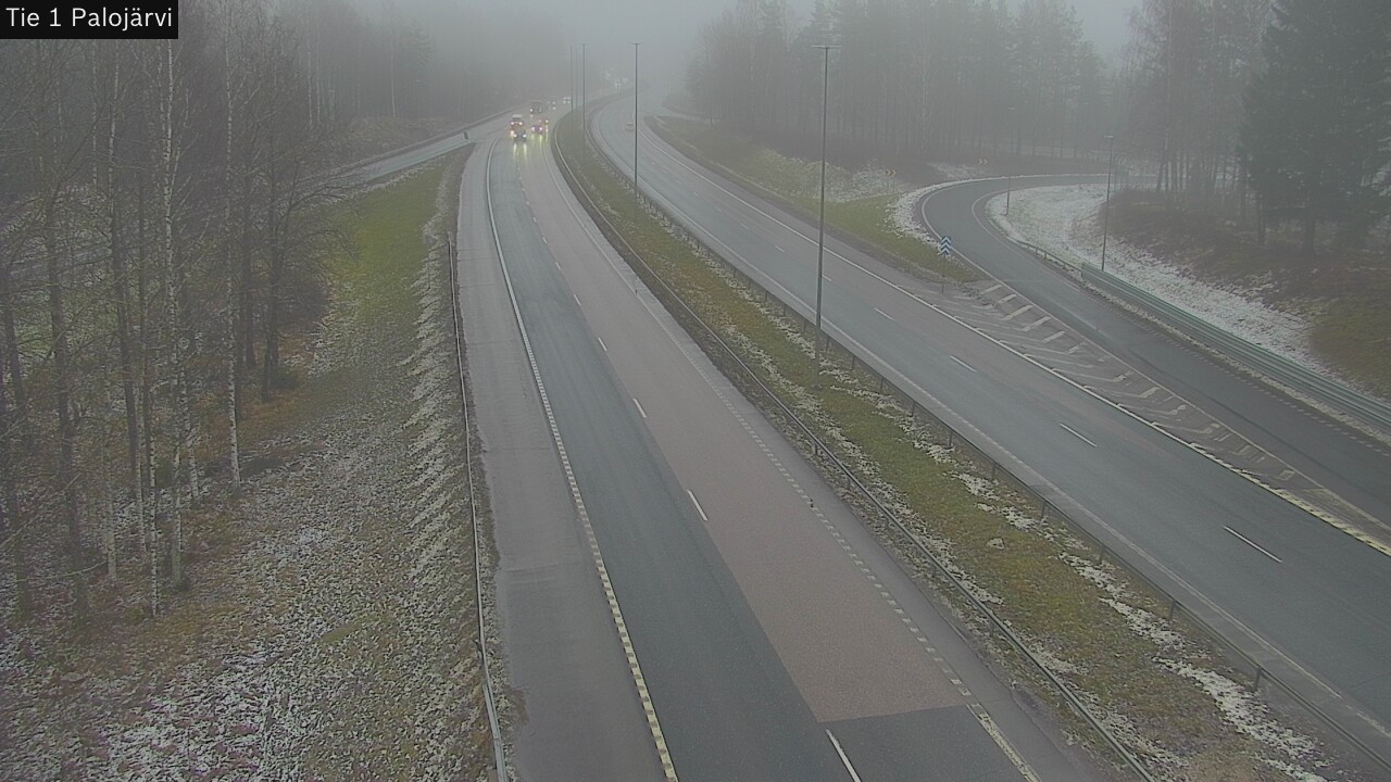 Weather Camera Image Väg 1 Vichtis, Palojärvi, Vihti, Uusimaa