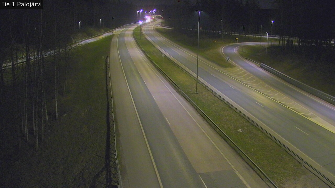 Weather Camera Image Väg 1 Vichtis, Palojärvi, Vihti, Uusimaa