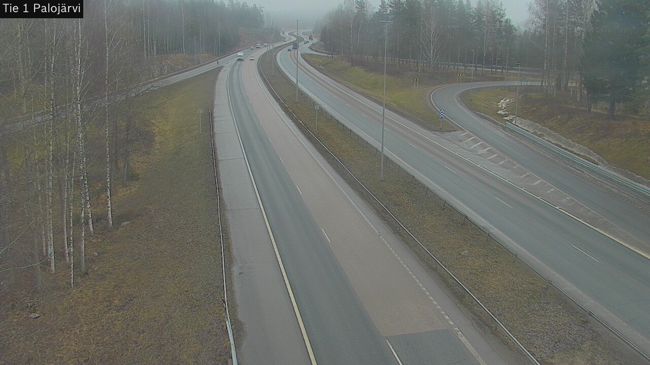 Weather Camera Image Road 1 Vihti, Palojärvi, Vihti, Uusimaa