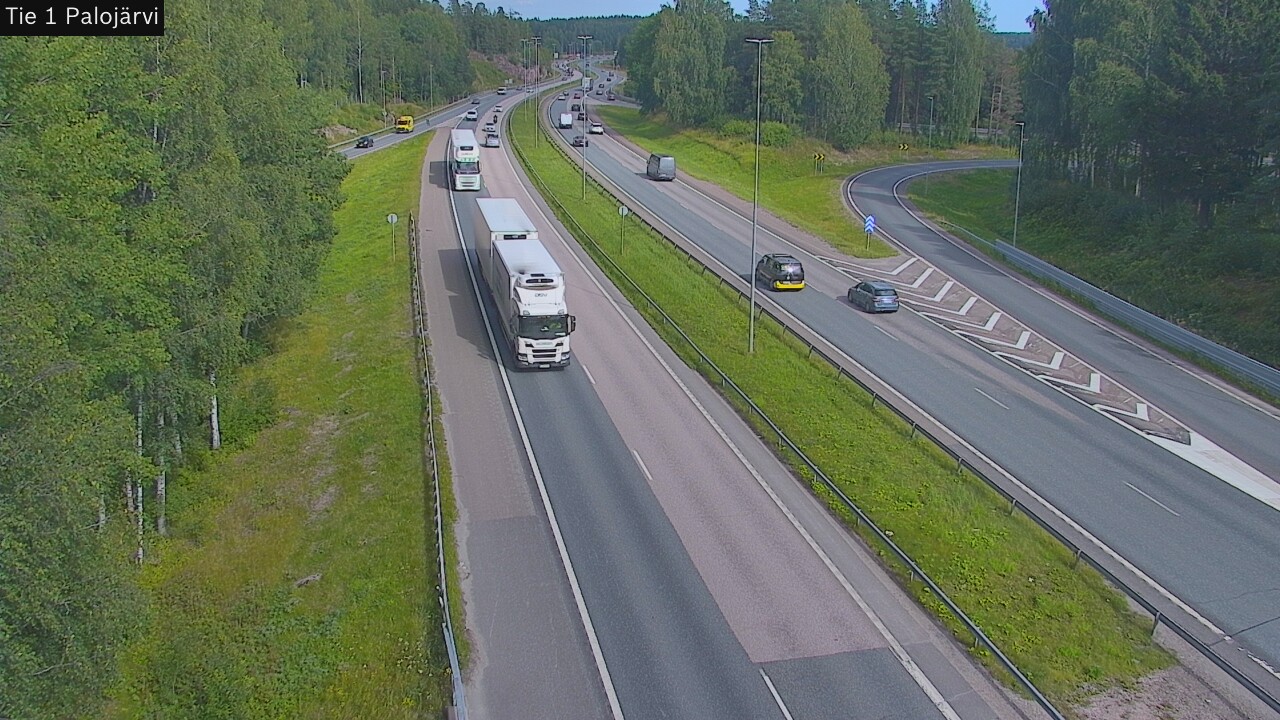 Weather Camera Image Road 1 Vihti, Palojärvi, Vihti, Uusimaa